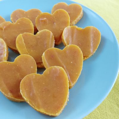 Des cœurs sucrés à base de potimarron qui sont un délice