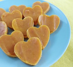 Des cœurs sucrés à base de potimarron qui sont un délice