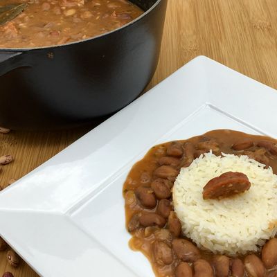 Des haricots coco cuits style ragout brésilien
