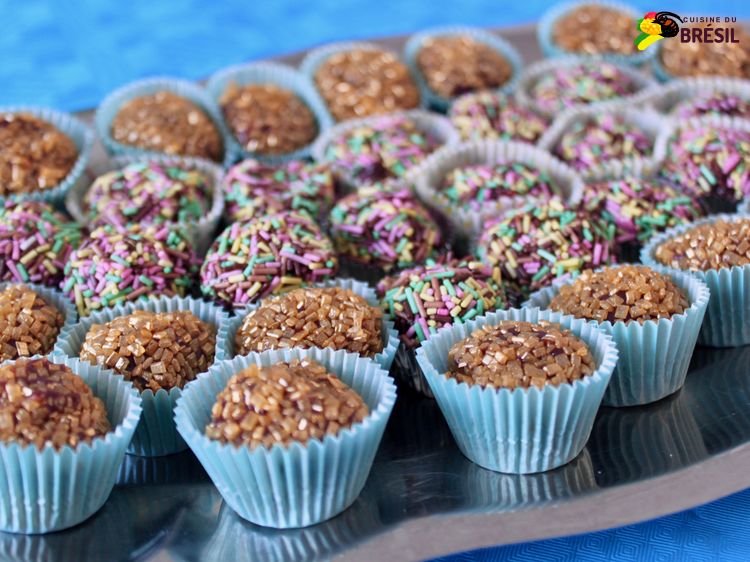 Brigadeiros, dessert brésilien à base de chocolat et lait concentré hyper facile à faire