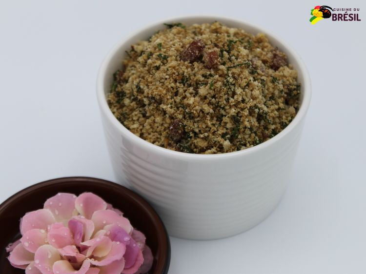 Farofa - accompagnement pour viandes à base de farine de manioc (sans gluten)