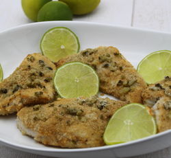 Escalopes de poulet ou dinde avec mayonnaise et cornichons