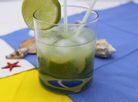Caipirinha, cocktail brésilien avec du citron vert et cachaça