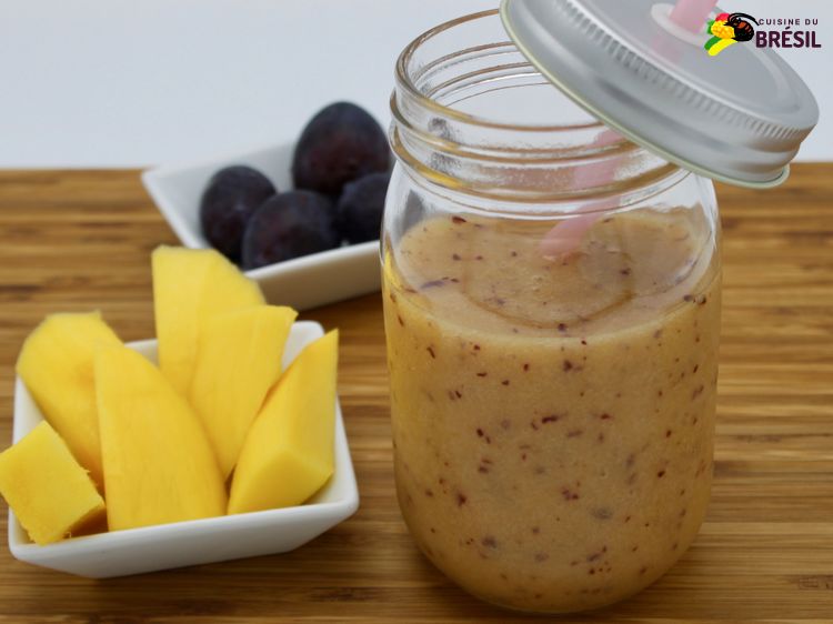 Jus de mangue et prunes