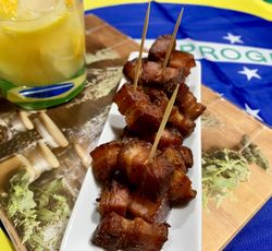 Des torresmos brésiliens, un apéritif gourmand et croustillant à base de poitrine de porc