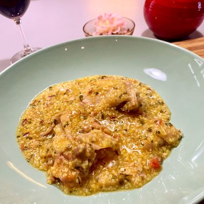 Poulet avec canjiquinha